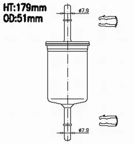 горивен филтър Azumi FSP45986M