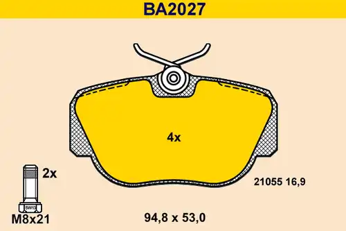 накладки BARUM BA2027