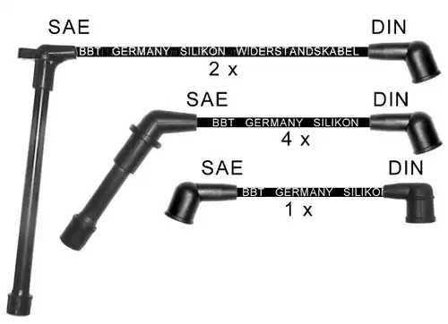 комплект запалителеи кабели BBT ZK1692