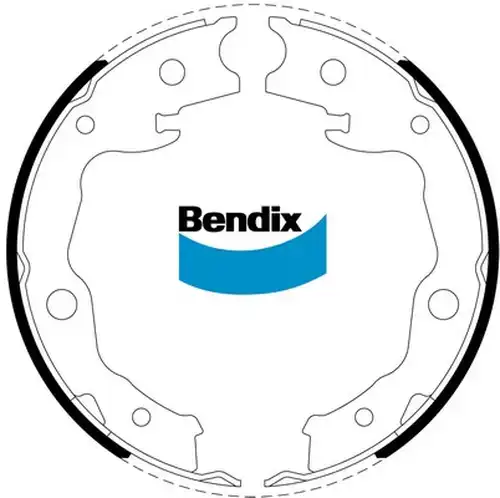 комплект спирачна челюст, ръчна спирачка Bendix BS5257