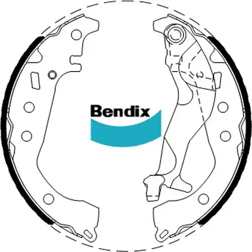 комплект спирачна челюст Bendix BS5276