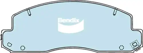 накладки Bendix DB1293 4WD