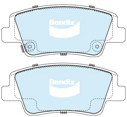 накладки Bendix DB2651 GCT