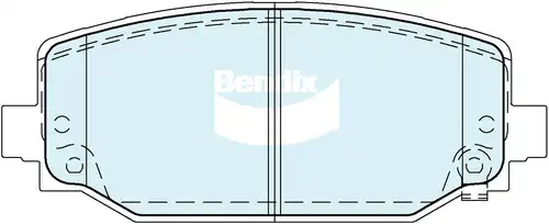 накладки Bendix DB2712 4WD