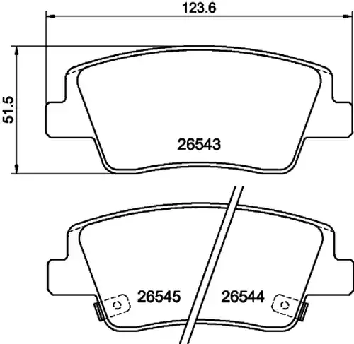 накладки BENDIX Braking BPD2417