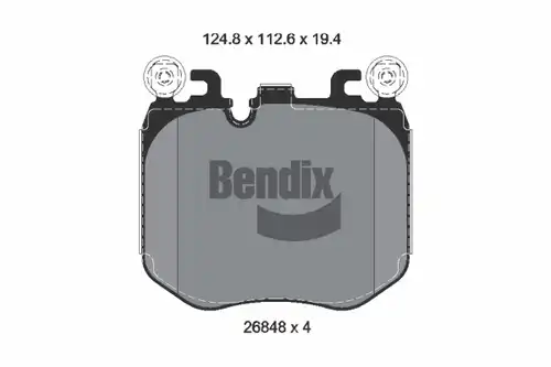 накладки BENDIX Braking BPD2562