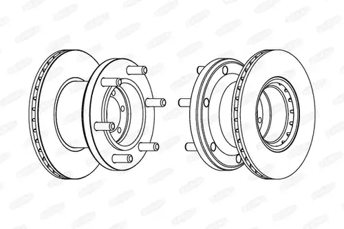 спирачен диск BERAL BCR133A
