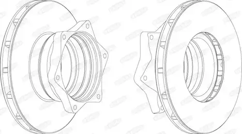 спирачен диск BERAL BCR164A