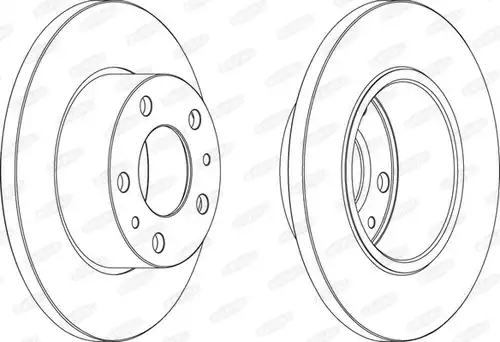 спирачен диск BERAL BCR195A