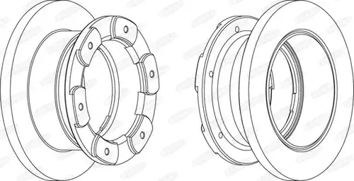 спирачен диск BERAL BCR236A