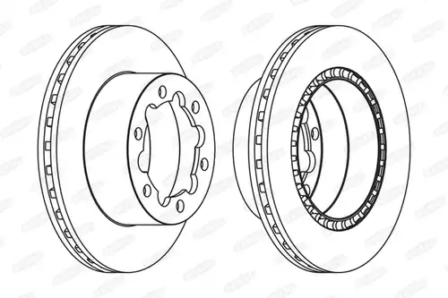 спирачен диск BERAL BCR312A