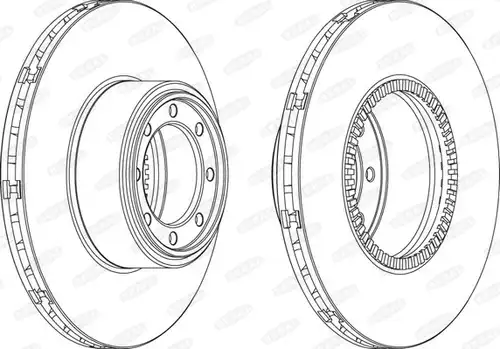 спирачен диск BERAL BCR321A
