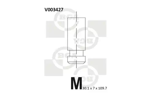 изпускателен клапан BGA V003427