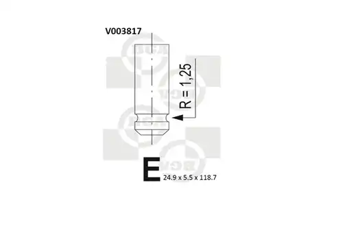 изпускателен клапан BGA V003817