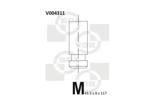 всмукателен клапан BGA V004311