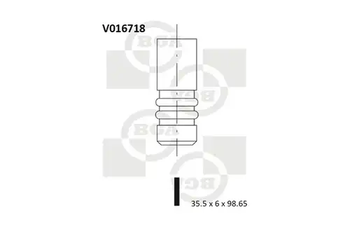 всмукателен клапан BGA V016718