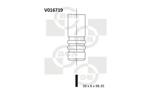 изпускателен клапан BGA V016719