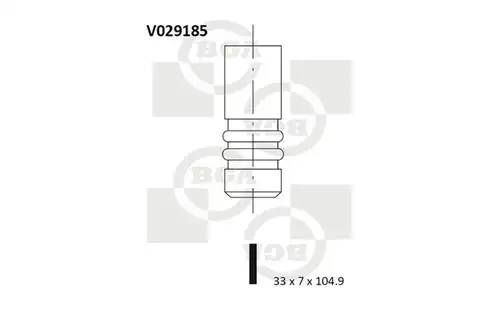 всмукателен клапан BGA V029185