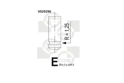 изпускателен клапан BGA V029296