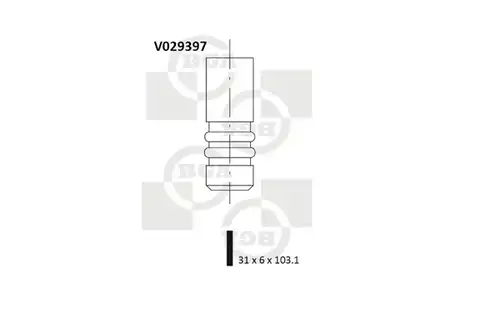 всмукателен клапан BGA V029397