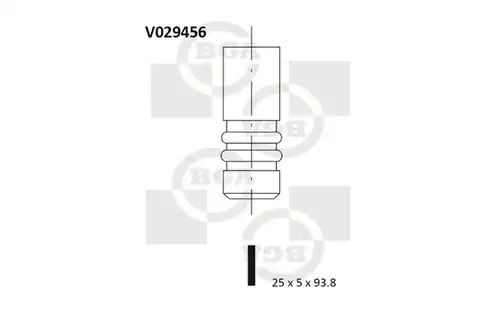 изпускателен клапан BGA V029456