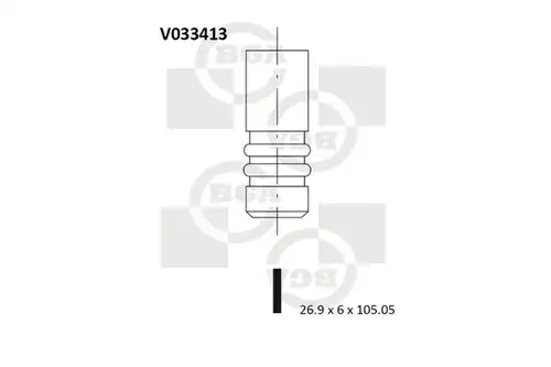 всмукателен клапан BGA V033413