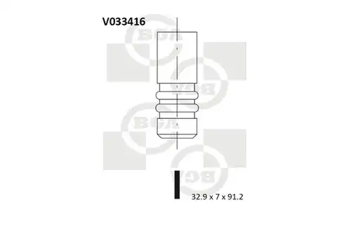 изпускателен клапан BGA V033416