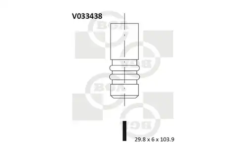 изпускателен клапан BGA V033438