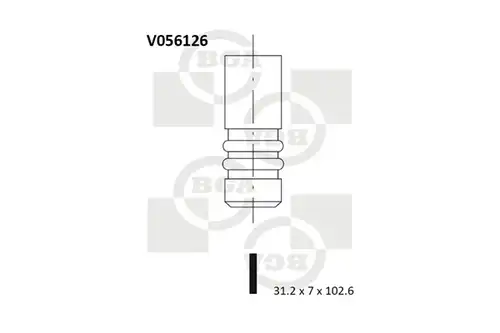 изпускателен клапан BGA V056126