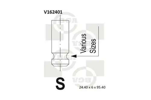 изпускателен клапан BGA V162401