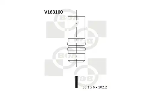 всмукателен клапан BGA V163100