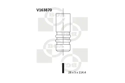 всмукателен клапан BGA V163870