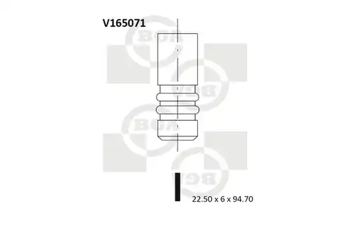 изпускателен клапан BGA V165071