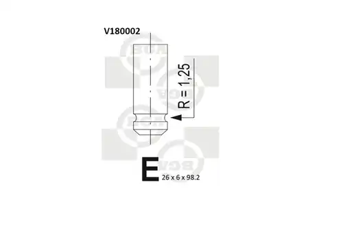 изпускателен клапан BGA V180002