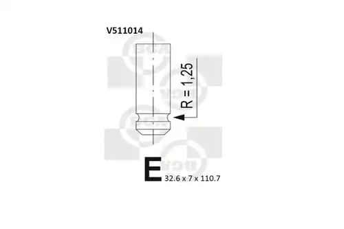 изпускателен клапан BGA V511014