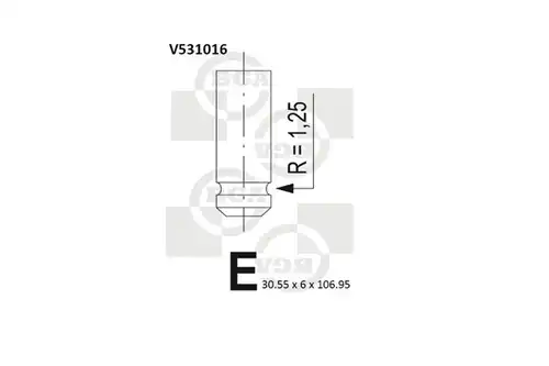 изпускателен клапан BGA V531016