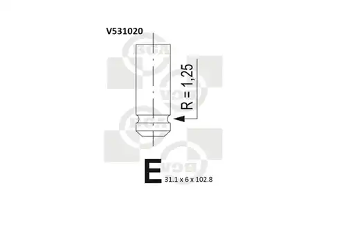 изпускателен клапан BGA V531020