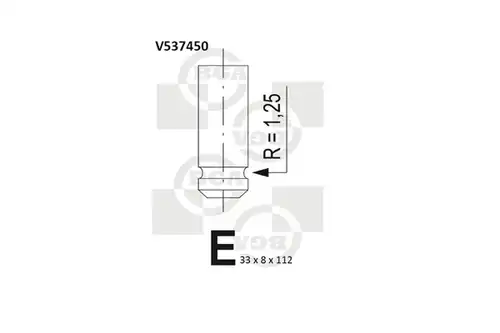 изпускателен клапан BGA V537450