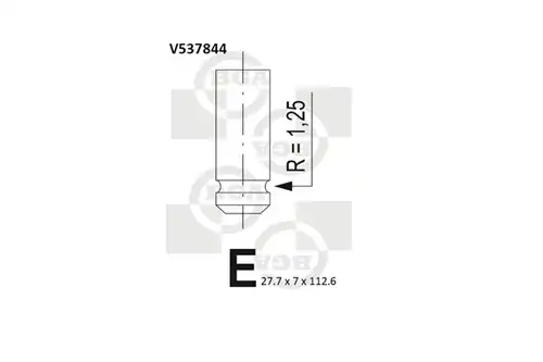 изпускателен клапан BGA V537844