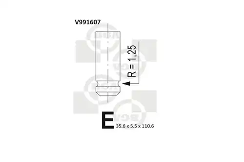 всмукателен клапан BGA V991607