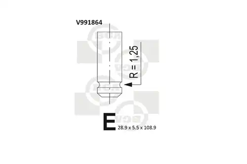 изпускателен клапан BGA V991864