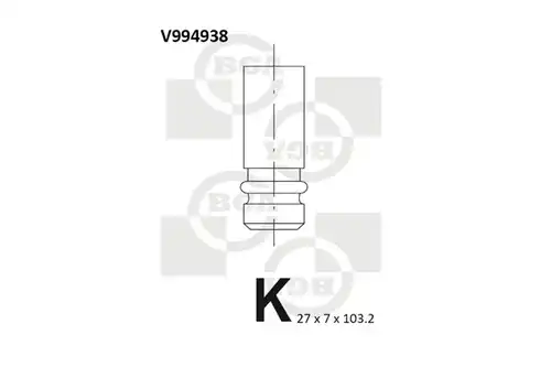 изпускателен клапан BGA V994938