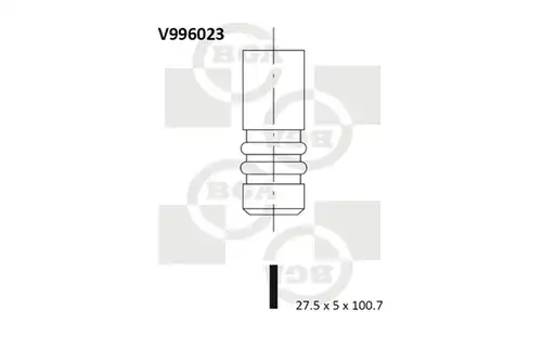 изпускателен клапан BGA V996023