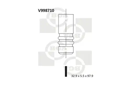 всмукателен клапан BGA V998710