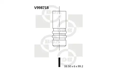 всмукателен клапан BGA V998718