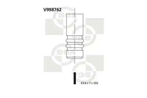 всмукателен клапан BGA V998762