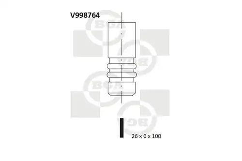 всмукателен клапан BGA V998764