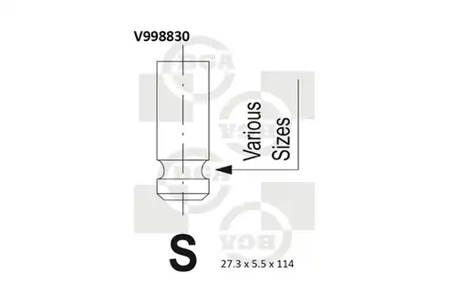 изпускателен клапан BGA V998830