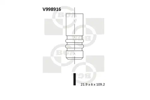 всмукателен клапан BGA V998916