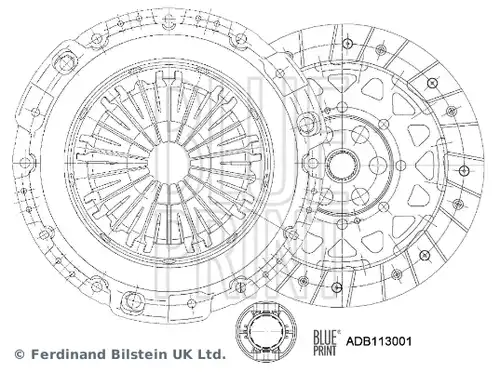 комплект съединител BLUE PRINT ADB113001